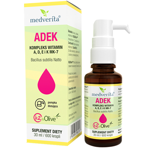  MEDVERITA Vitamins ADEK with K2 & Olive in drops 30 ml