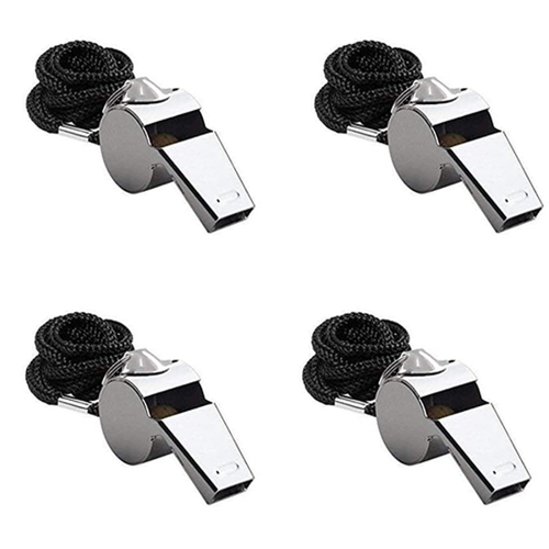 AOCGO Stainless steel whistle 4 pcs