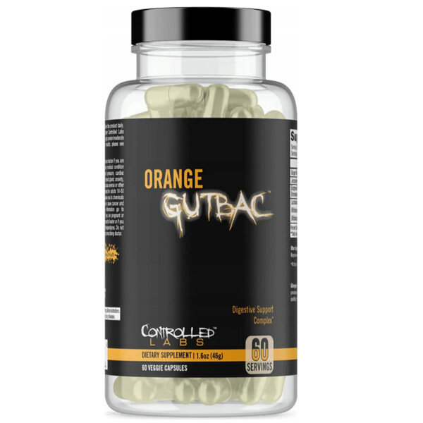 CONTROLLED LABS Orange Gutbac 60 vcaps