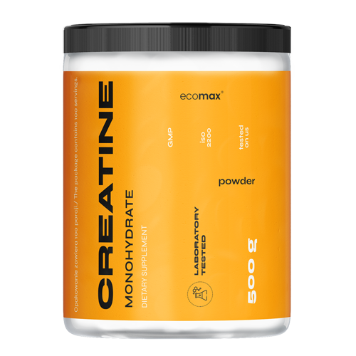 ECOMAX Creatine Monohydrate 500 g can
