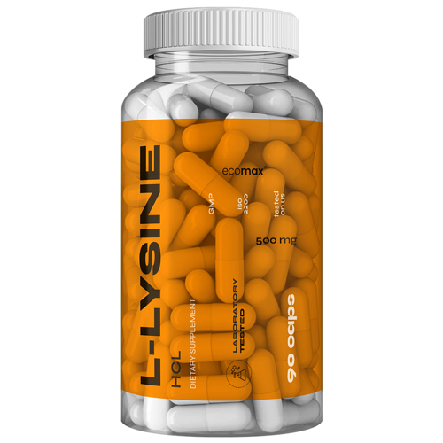 ECOMAX L-Lysine 500mg 90 caps