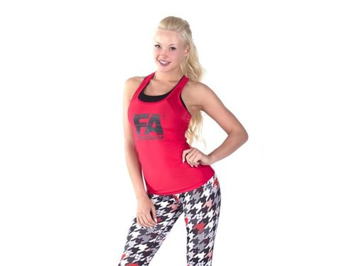 FITNESS AUTHORITY FASW Tanktop 01 W Basic RED