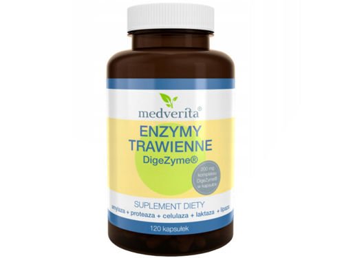 MEDVERITA DigeZyme Digestive enzymes 120 capsules