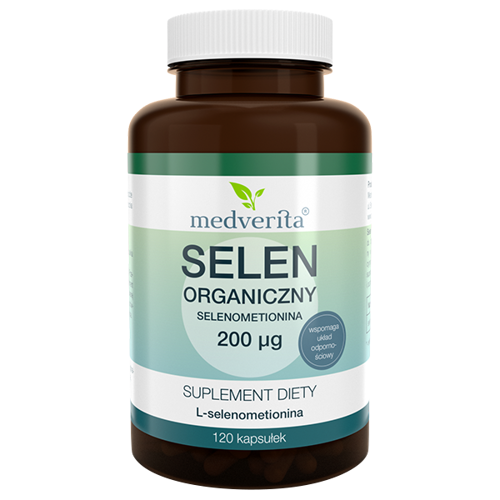 MEDVERITA Selenium Organic Selenomethionine 200mcg 120 caps