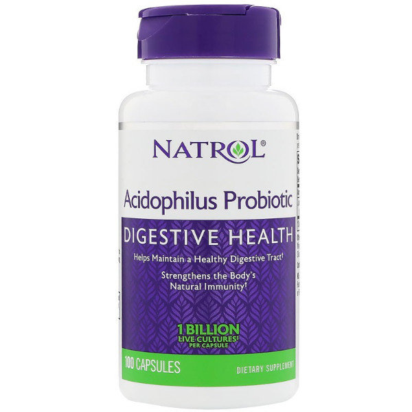 NATROL Acidophilus Probiotic 100 kaps