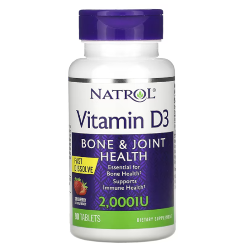 NATROL Vitamin D3 2000 IU 90 tab