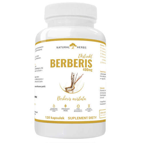 NATURAL HERBS Berberis Extract 400 mg 120 caps