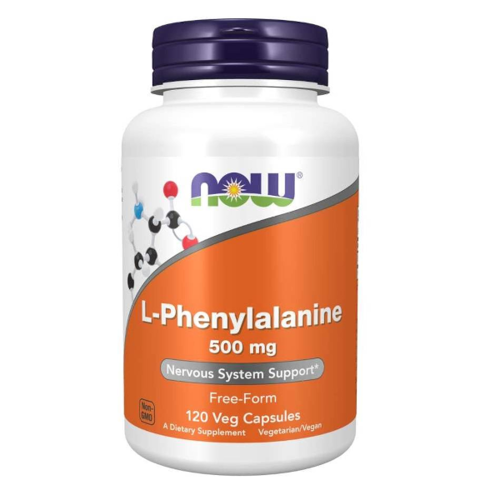 NOW FOODS L-Phenylalanine - L-Fenyloalanina 500 mg 120 caps