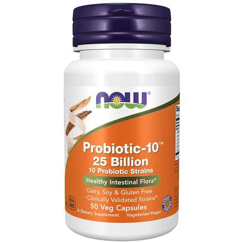 NOW FOODS Probiotic-10 25 billion CFU 50 vCaps