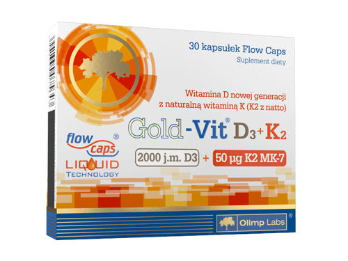 OLIMP Gold-Vit D3 + K2 2000IU 30 caps
