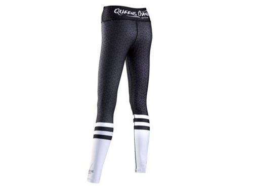 OLIMP LIVE & FIGHT Women's Leggings HIGH SOCK black&white 