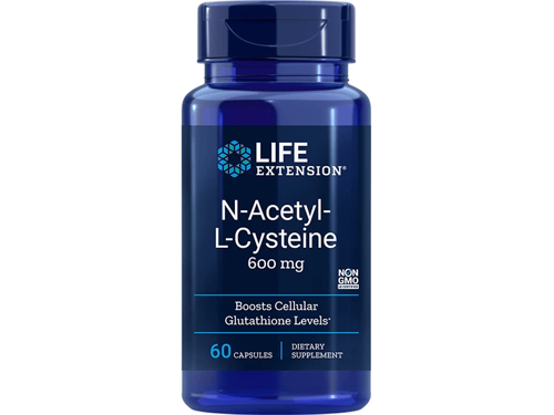 Outletw_LIFE EXTENSION NAC N-Acetyl-L-Cysteine 600mg 60 caps