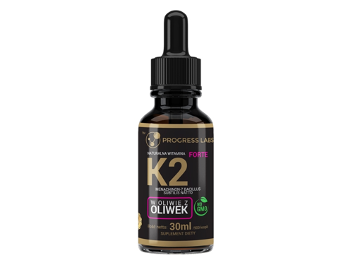 PROGRESS LABS Natural Vitamin K2 MK-7 Forte 30ml in drops