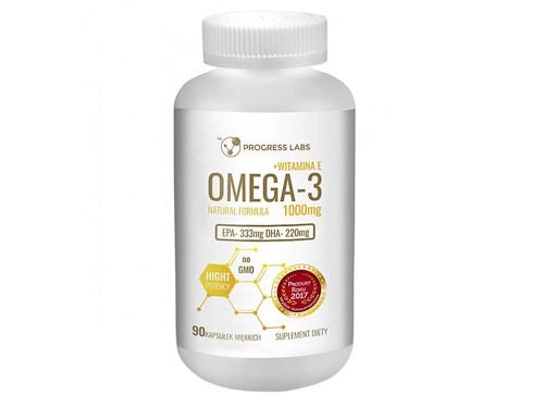PROGRESS LABS Omega 3 + Vitamina E 1000mg 90 caps