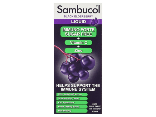 SAMBUCOL Black elderberry Immuno Forte Sugar Free 120ml