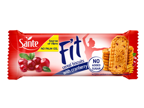 SANTE Fit Grain Cookies with Cranberry without sugar 50 g