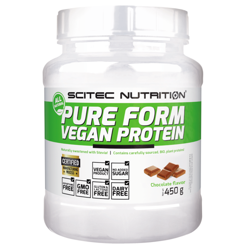SCITEC Pure Form Vegan Protein 450 g