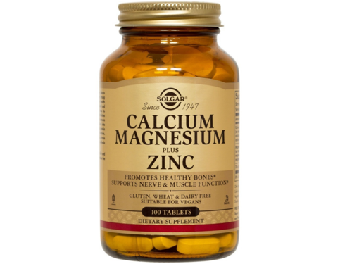 SOLGAR Calcium Magnesium Plus Zinc 100 Tab
