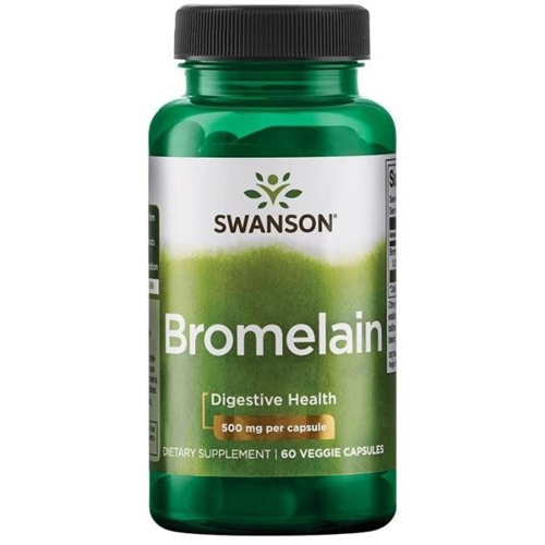 SWANSON Bromelina 500 mg 60 kaps 