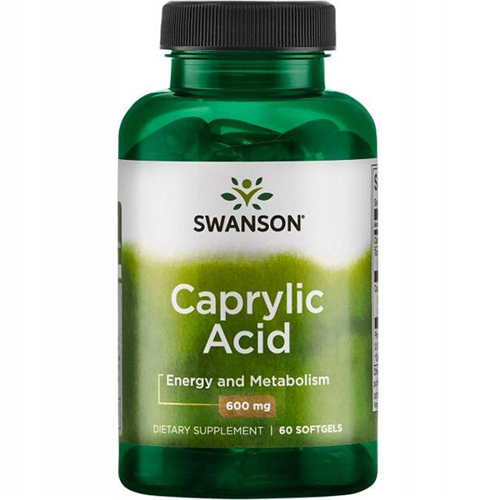 SWANSON Caprylic Acid 600mg 60 caps