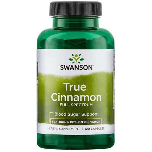SWANSON FS True Cinnamon (Cejloński) 300 mg 120 kaps