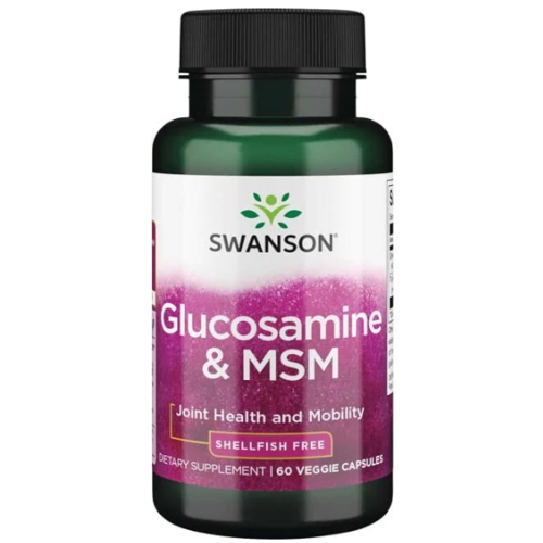SWANSON Glukozamina & MSM 60 caps
