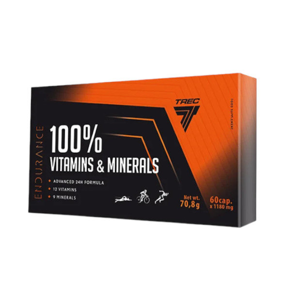 TREC 100% Vitamins & Minerals 60 caps