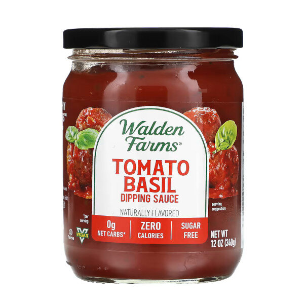 WALDEN FARMS Pasta Sauce 12 oz Tomato&Basil