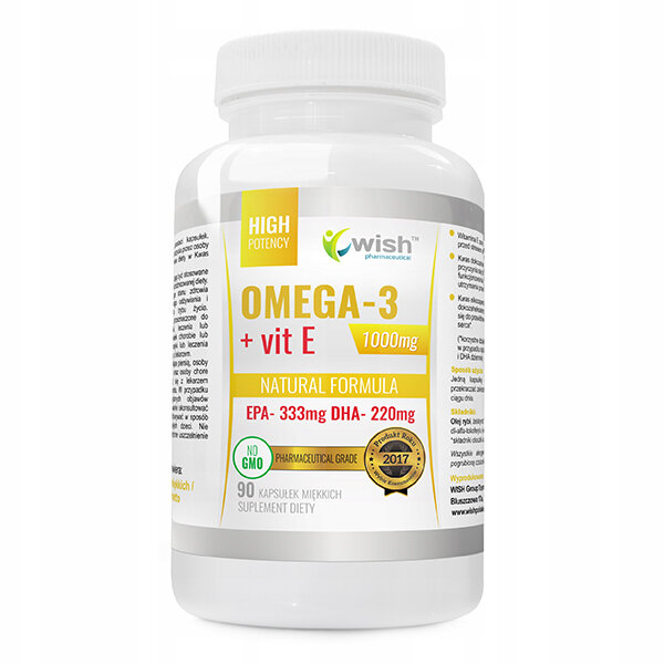 WISH Omega 3 + Vitamina E 90 caps