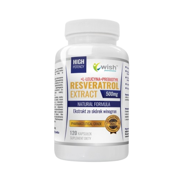 WISH Resveratrol Extract 500mg 120 caps