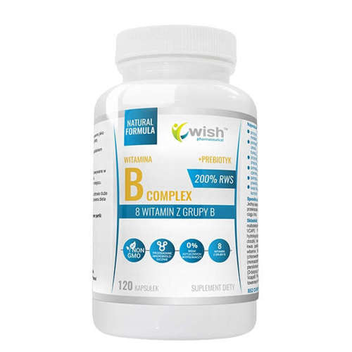 WISH Vitamin B Complex 200% RWS 120 kaps
