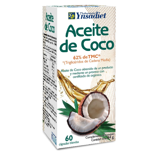 YNSADIET Aceite De Coco 60 caps