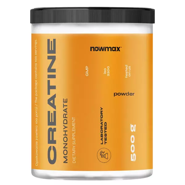 nowmax® Creatine Monohydrate 500 g can