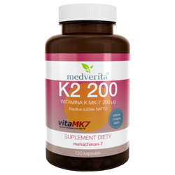 MEDVERITA Vitamin K VitaMK7 200 mcg 120 caps