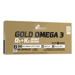 OLIMP Gold Omega 3 D3 + K2 Sport Edition 60 caps