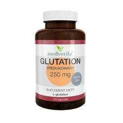 MEDVERITA Glutathione Reduced 250mg 120 caps
