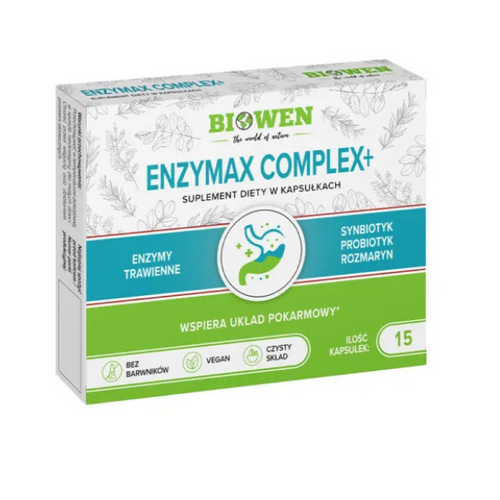 BIOWEN Enzymax Complex+ 15 kaps