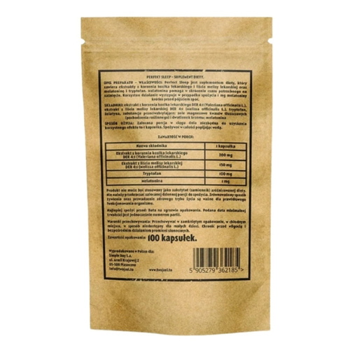 YOUR GOAL IS Perfect Sleep for Sleep Stress Melatonin 100 Capsules