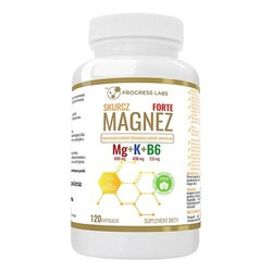 PROGRESS LABS Magnesium + Potassium + Vitamin B6 Forte 120 caps