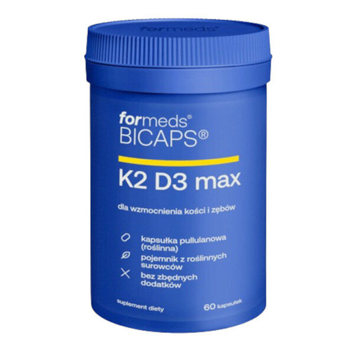 FORMEDS Bicaps Vitamin K2 200mcg + D3 4000 Max 60 caps