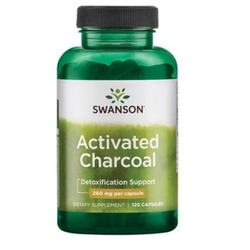 SWANSON Activated Charcoal 260mg 120