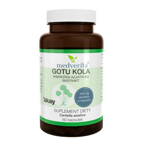 MEDVERITA Gotu Kola - Wąkrotka Azjatycka