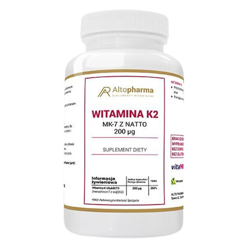 ALTO PHARMA Witamina K2 MK-7 z natto 100µg 120 tabl