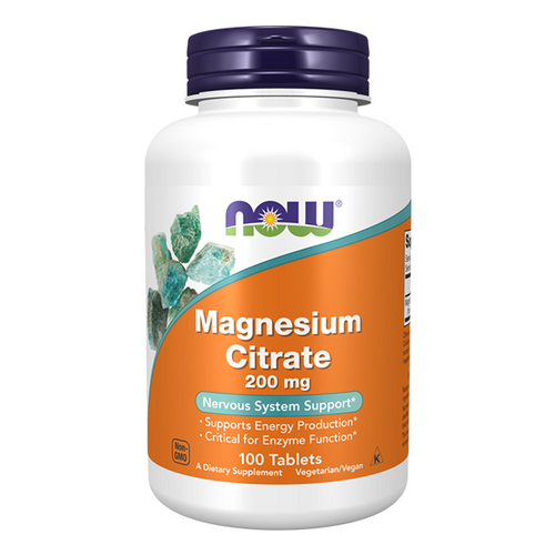 NOW FOODS Magnesium Citrate 200mg 100 tabs