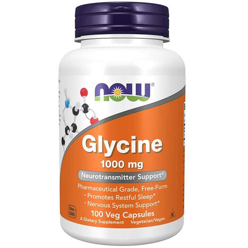 NOW FOODS Glycine 1000mg 100 vcaps