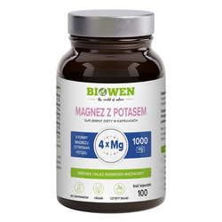 BIOWEN Magnesium 4X with Potassium 100 caps