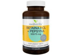 MEDVERITA Betaine + Pepsin 120 caps