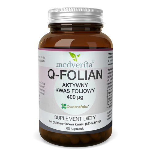 MEDVERITA Q-Folian Quatrefolic 400mcg 60 caps