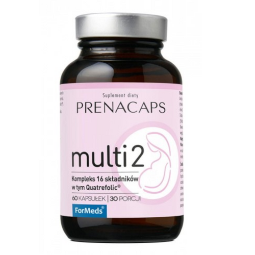 FORMEDS PRENACAPS MULTI 2 Witaminy Minerały 60 caps