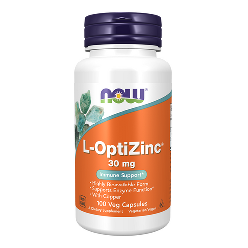 NOW FOODS L-OptiZinc Zinc and Copper 100 vkaps